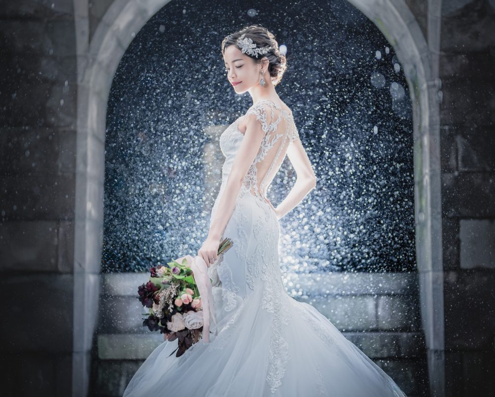 雨のウェディングフォトならUKPHOTOGRAPHY